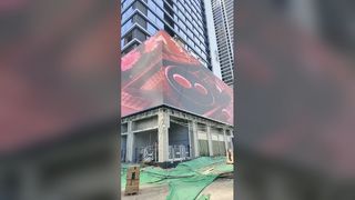 Sân vận động màn hình LED ngoài trời P6 chống nước theo tiêu chuẩn IP65