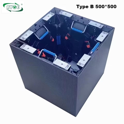 P2.604 4K Stage Rental LED Screen Type B Inner Outer Curve Lock System 90°
