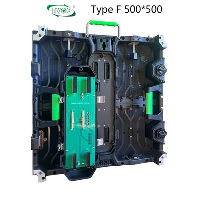 Type F 2.6mm Stage Rental LED Display Panel Curve Cabinet 500x1000mm