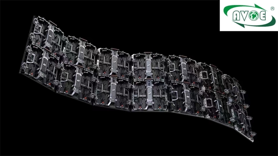 Type G Nationstar 3840Hz Stage Rental LED Display Cabinet 500x500mm