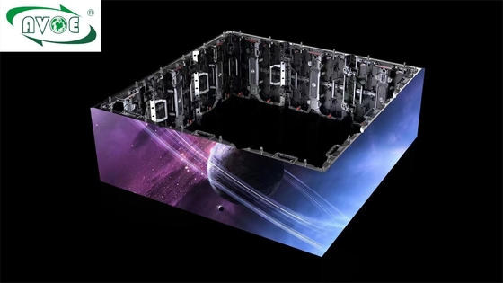Type G Nationstar 3840Hz Stage Rental LED Display Cabinet 500x500mm