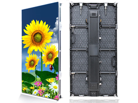 Water Resistant High Brightness 6500cd/sqm P3.91 Outdoor Rental LED Display 500*1000mm Cabinet