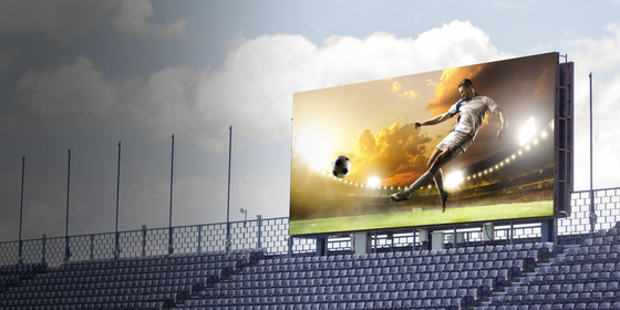 P10mm Stadium LED Display Application 320*160mm Module outdoor full color led display