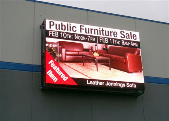 Magnesium Alloy SMD 8000cd/㎡ P10 Outdoor Fixed LED Display