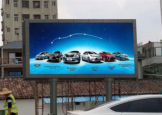 Magnesium Alloy 8000nits Outdoor Fixed LED Display RGB P10 960*960mm