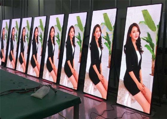 640X1920mm Smart LED Poster Display P2.5 Digital Signage LED Screen WiFi USB LAN Control