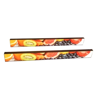 1R1G1B P1.875 GOB Shelf LED Display advertising 900*60mm waterproof For Supermarket