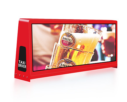 100W P4 SMD1921 Taxi Top LED Display 5000nit 1000*360mm