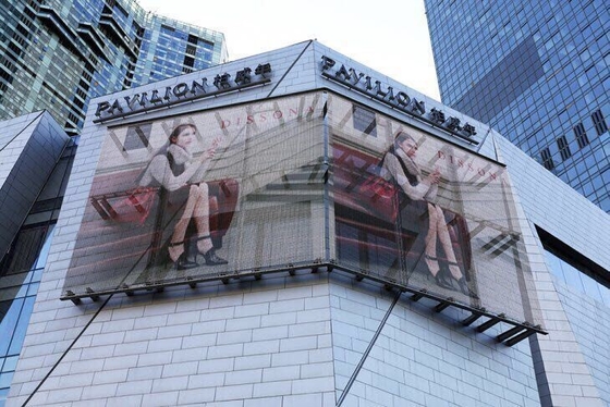 Outdoor 3840Hz Window AVOE LED Display 1000x500mm Or 1000x1000mm Cabinets