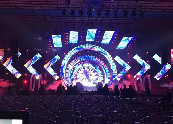 P3.91 P4.81 500X1000mm Stage Rental LED Display For DJ Show Events