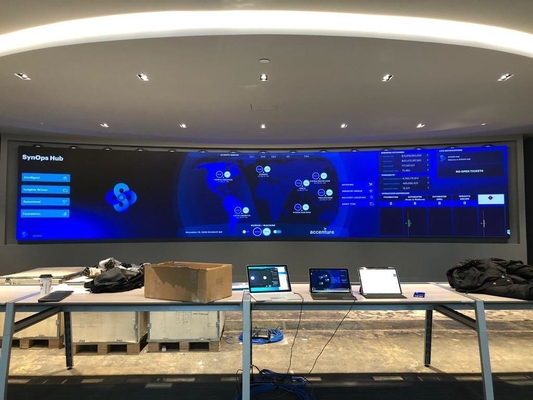 RGB UHD Indoor LED Display Wall 640*480mm 3840Hz P1.667 for Surveillance