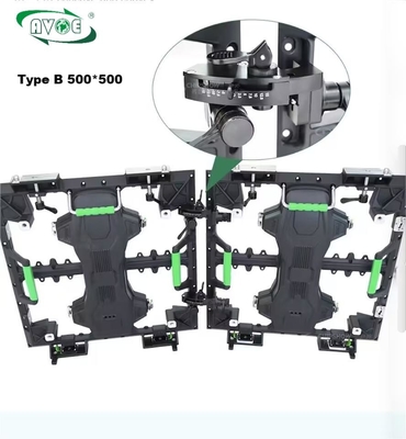 P2.604 4K Stage Rental LED Screen Type B Inner Outer Curve Lock System 90°