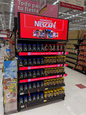 Wifi Hd Shelf Edge Shelf Mounted Led Screen / Display 150x60mm Module