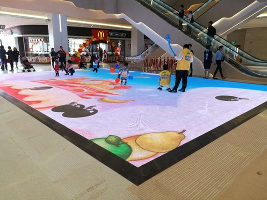 1R1G1B Dance Floor LED Display 5.2mm Front / Rear Service Access Ultra Slim