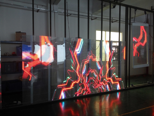 High Refresh Rate P3.91-7.82 glass advertising led display screenFor Retail Stores
