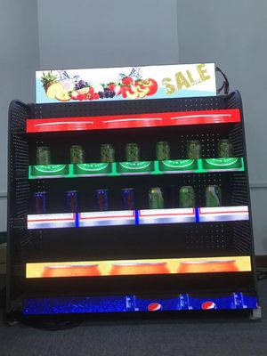 SMD1515 Shelf GOB LED Display P1.875 1R1G1B Full Color Ultra Thin Width
