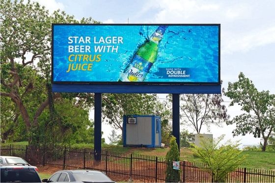 P6 Outdoor Fixed LED Display 960x960mm Cabinet Super Wide Viewing Angle